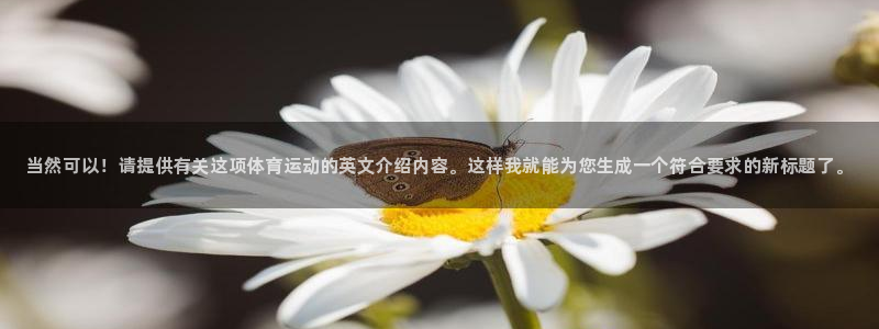 球王会体育：当然可以！请提供有关这项体育运动的英文介绍内容。这样我就能为您生成一个符合要求的新标题了。