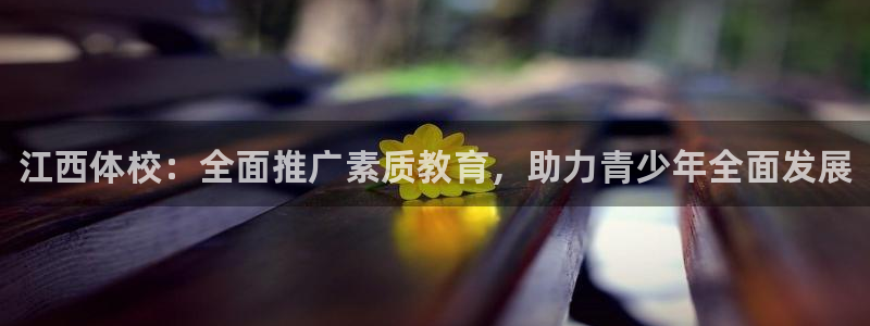 球王会体育：江西体校：全面推广素质教育，助力青少年全面发展