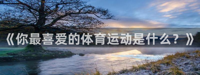 球王会体育：《你最喜爱的体育运动是什么？》