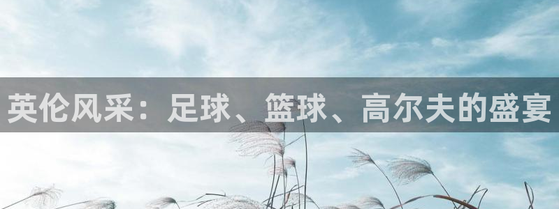 球王会体育：英伦风采：足球、篮球、高尔夫的盛宴