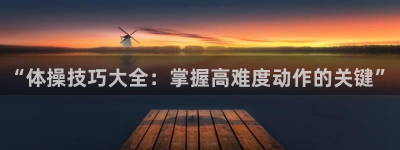 球王会体育：“体操技巧大全：掌握高难度动作的关键”